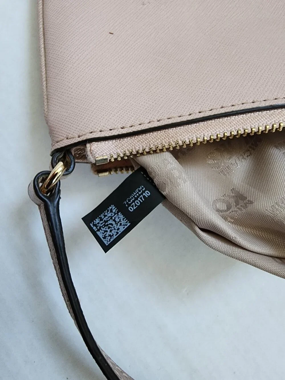 Michael Kors Jet Set Saffiano Leather Convertible Wristlet - Pale Pink - Picture 6 of 7